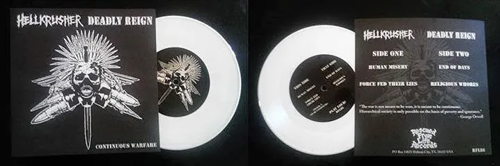 Hellkrusher / Deadly Reign Split EP Still Available:
