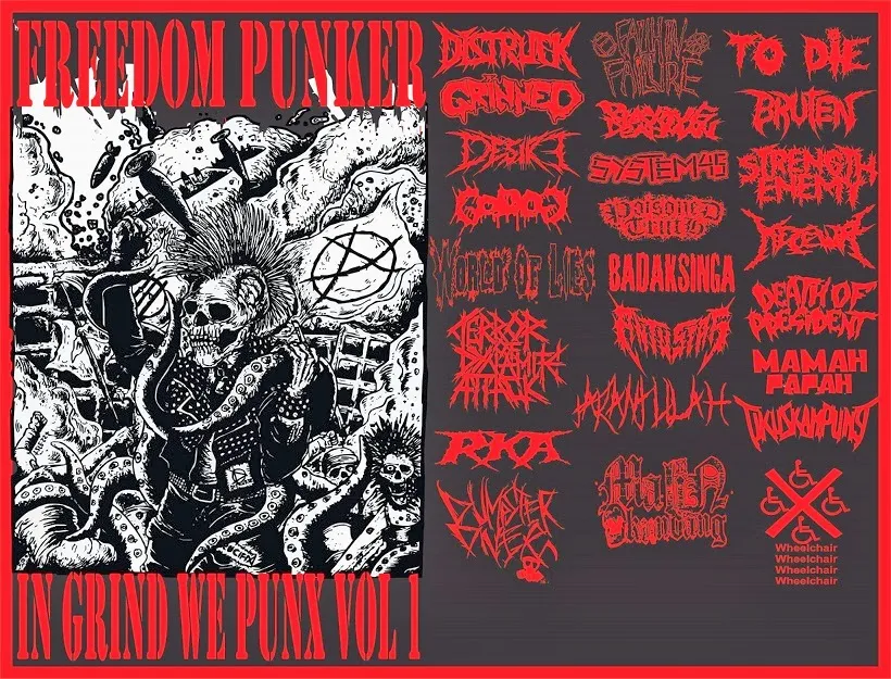 FREEDOM PUNKER - IN GRIND WE PUNX VOLUME #1 - FREE DOWNLOAD: