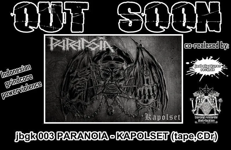 Paranoia (Grindcore) Merchandise: