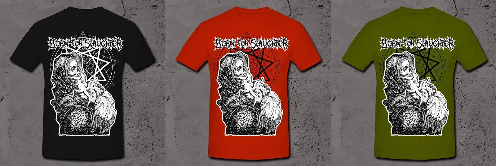 New… Born For Slaughter T-Shirts - Out Soon! :