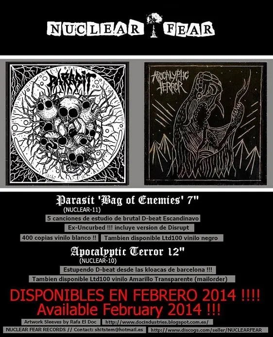 New Releases On Nuclear Fear Records: