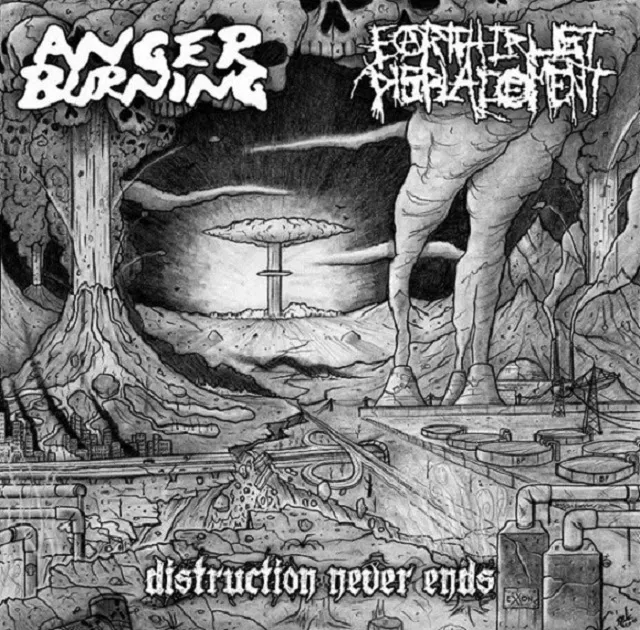 Out Soon! - Anger Burning / Earth Crust Displacement Split Release: