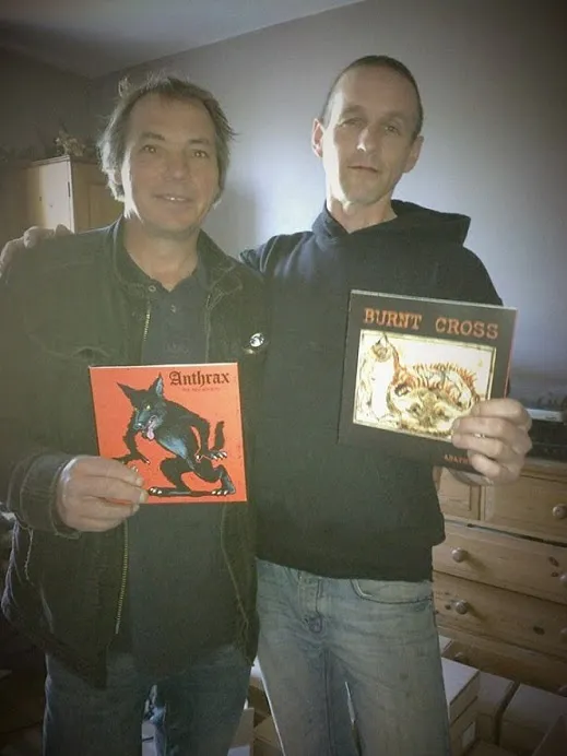 Out Now! Anthrax / Burnt Cross Split 7”: