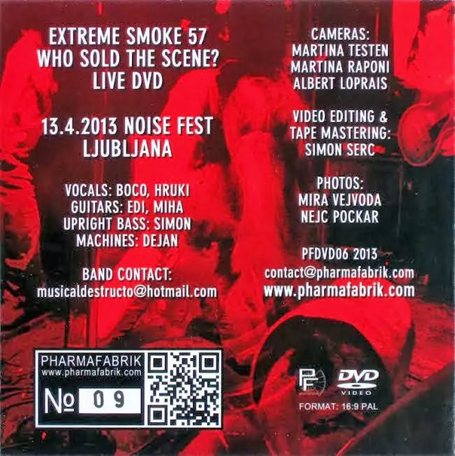 New release INFO: DVD Extreme Smoke 57 - Who Sold The Scene? …Live:
